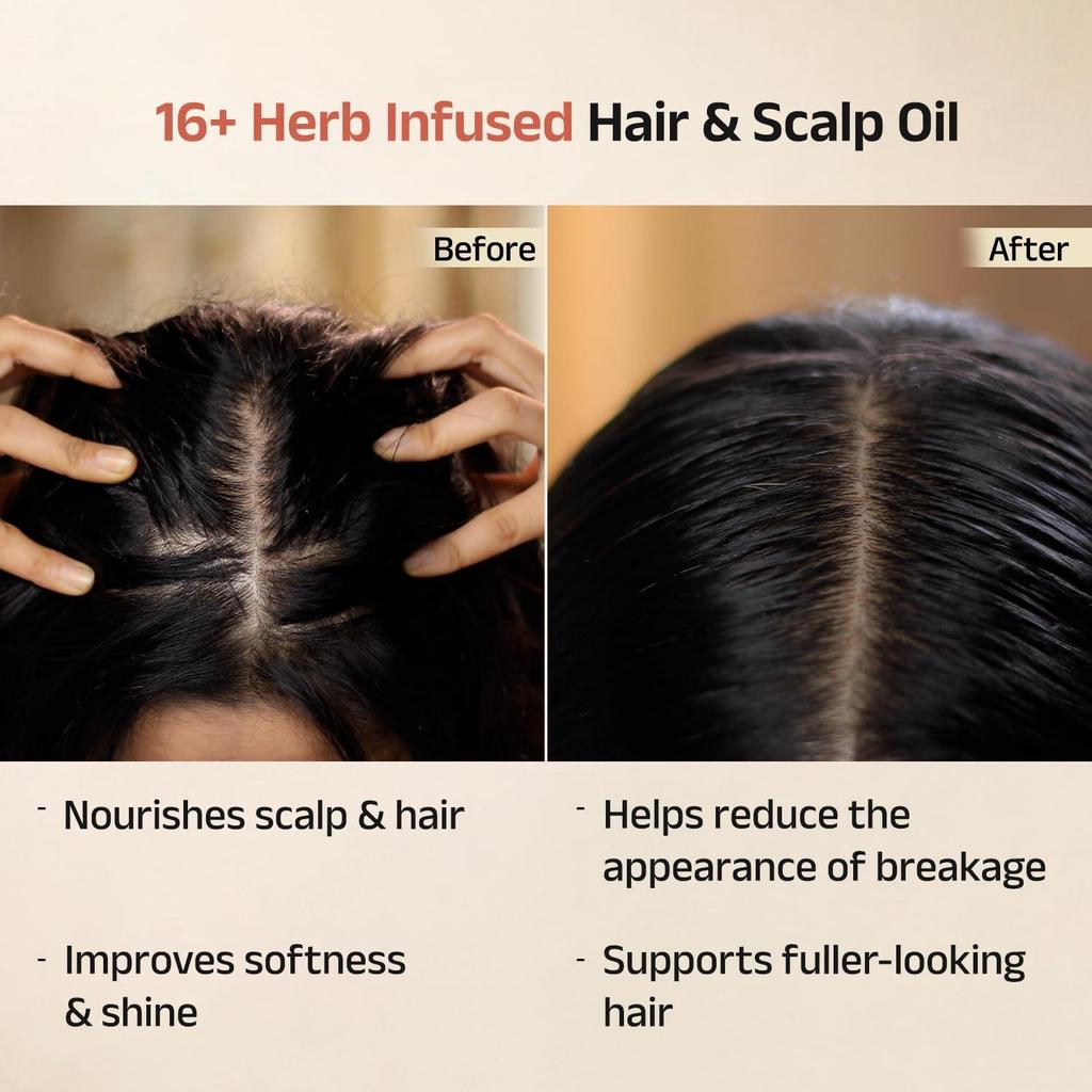 YiCAn Keshamrut Ayurvedic Hair Oil 100ml With Amla, Bhringraj, Rosemary Herbal Formula