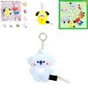 Bts Bt21 Plüschpuppe Schlüsselanhänger Entzückender Koreanischer Cartoon Charakter Anhänger