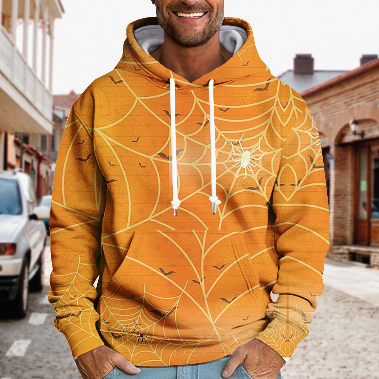 

Спортивный костюм с капюшоном, унисекс, одежда для бега, пуловер с длинными рукавами, толстовка с капюшоном L жёлтый