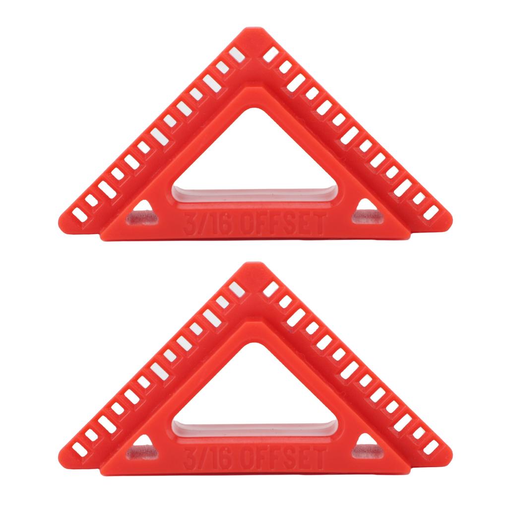 2 Stück Tür- und Fensterverkleidungs-Anschlusswerkzeuge 316 14 Zoll Kunststoff-Zierleisten-Anschlussmarkierungswerkzeug für