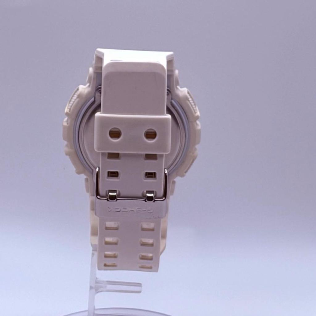 Used New battery CASIO G-SHOCK Men's Watch White Analog-Digital Working condition