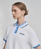 DUVETICA Bolsover (Light Ivory) (Women'S Short-Sleeve Collared T-Shirt)