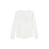 Nike Logo Print Pullover Crew Neck Long Sleeve T-Shirt Women Tops White FJ0442-100