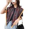 1116 spring new 91 square scarves women's elegant Korean version of twill silk fashion cashew print silk scarf decorative scarf