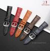 Leather Watch Strap 12/14/15/16/17/18/19/20/21/22/23/24mm Universal Replacement Watch Band Bamboo Pattern Quick Release Bracelet