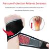 Self Heating Wrist Band Magnetic Therapy Support Brace Wrap Heated Hand Warmer Compression Pain Relief Wristband Sanitizer Belt