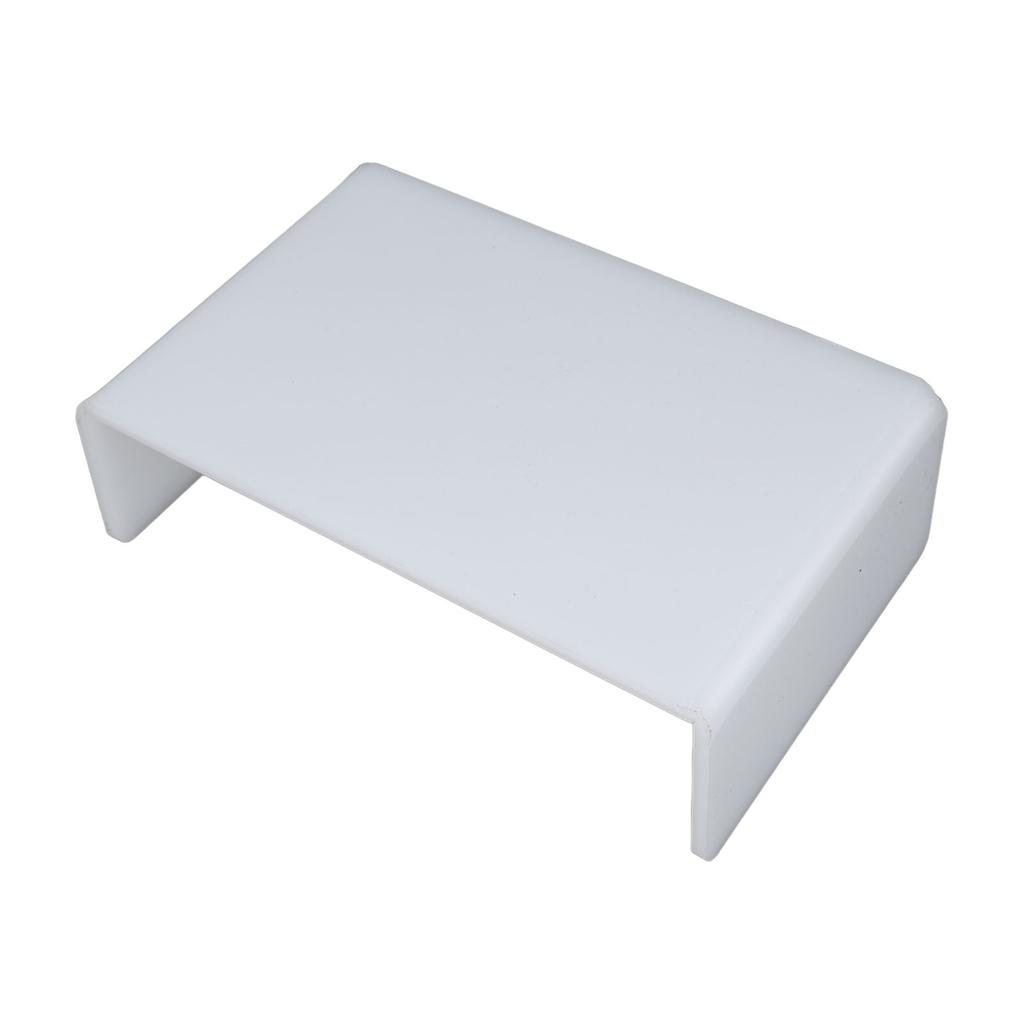 Acrylic Elevated Shelf for Desktop Smoothing Edges Easy Cleaning Acrylic Elevated Rack for Computer Monitors Dental Use