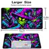 Neon Splash Graffiti Punk Wizard Large MTG Playmat TCG Battle Mat Anti-Slip Durable Stitched Edge Commander tapete magic mtg