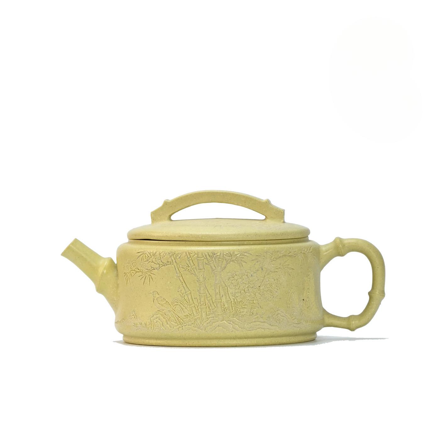 

210ml Yixing Purple Clay Teapots Handmade Large Caliber Pot Raw Ore Translucent Section Mud Kettle Chinese Zisha Tea Set For Tea