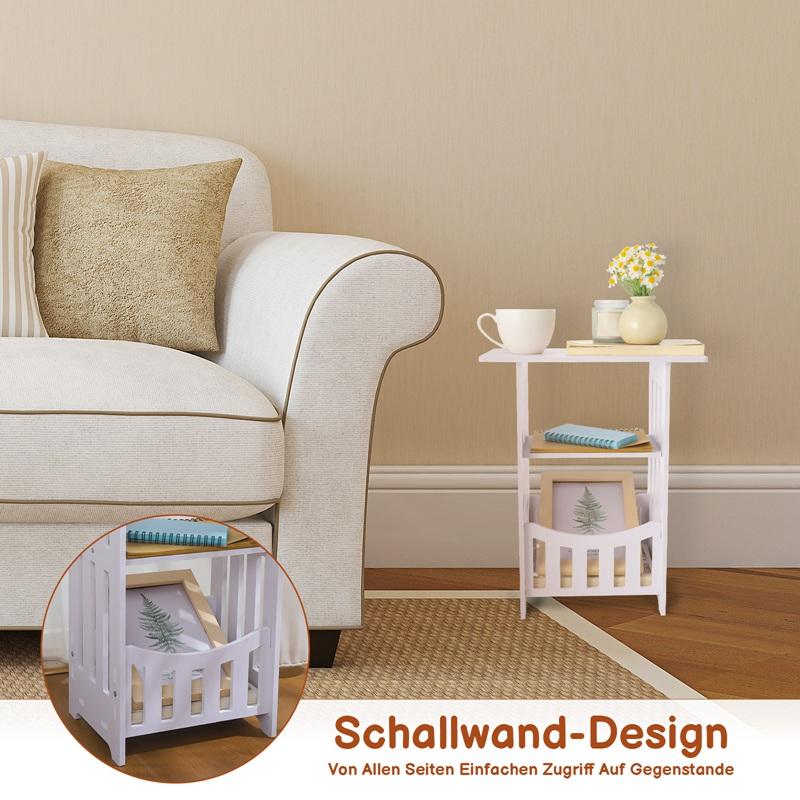 European Night Stand Modern Mini Sofa Bedside Storage Rack Living Room Bedroom Nightstand Coffee End Furniture