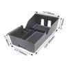 Car Armrest Console Organizer Tray Stowing Organizer Key Box for Tesla Model 3/Model Y 2017-2020 Insert ABS Black Materials Tray