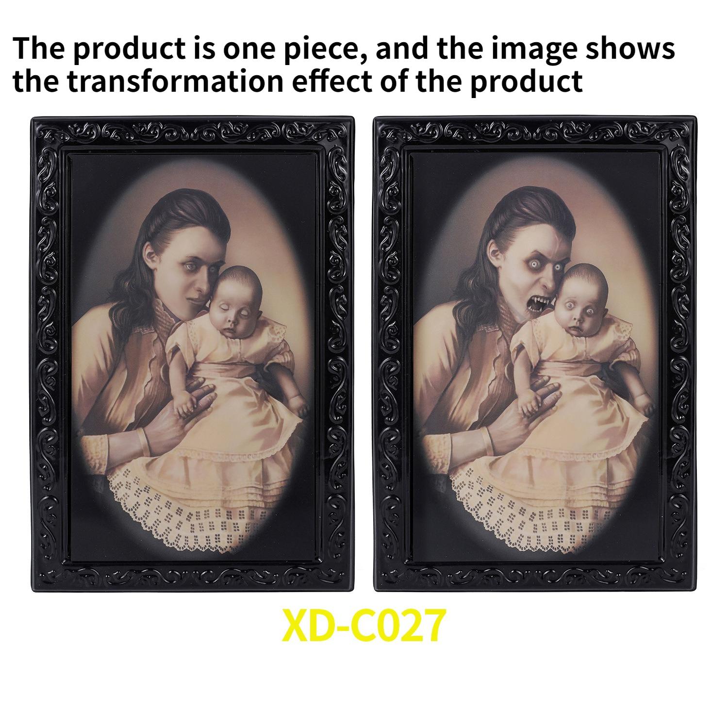 

1 шт. Альбом для фотографий с меняющимся лицом, Портрет с привидениями, Хэллоуин, Декор для бара, Реквизит, Хэллоуин, Ужасы