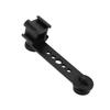 Triple Cold Shoe Extension Bracket Aluminium Alloy Microphone Stand Mount Adapter for Tripod Monopod Stabilizer