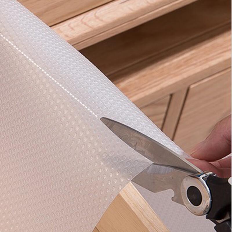 ZISIZ Transparent Dotted Cabinet Drawer Mat