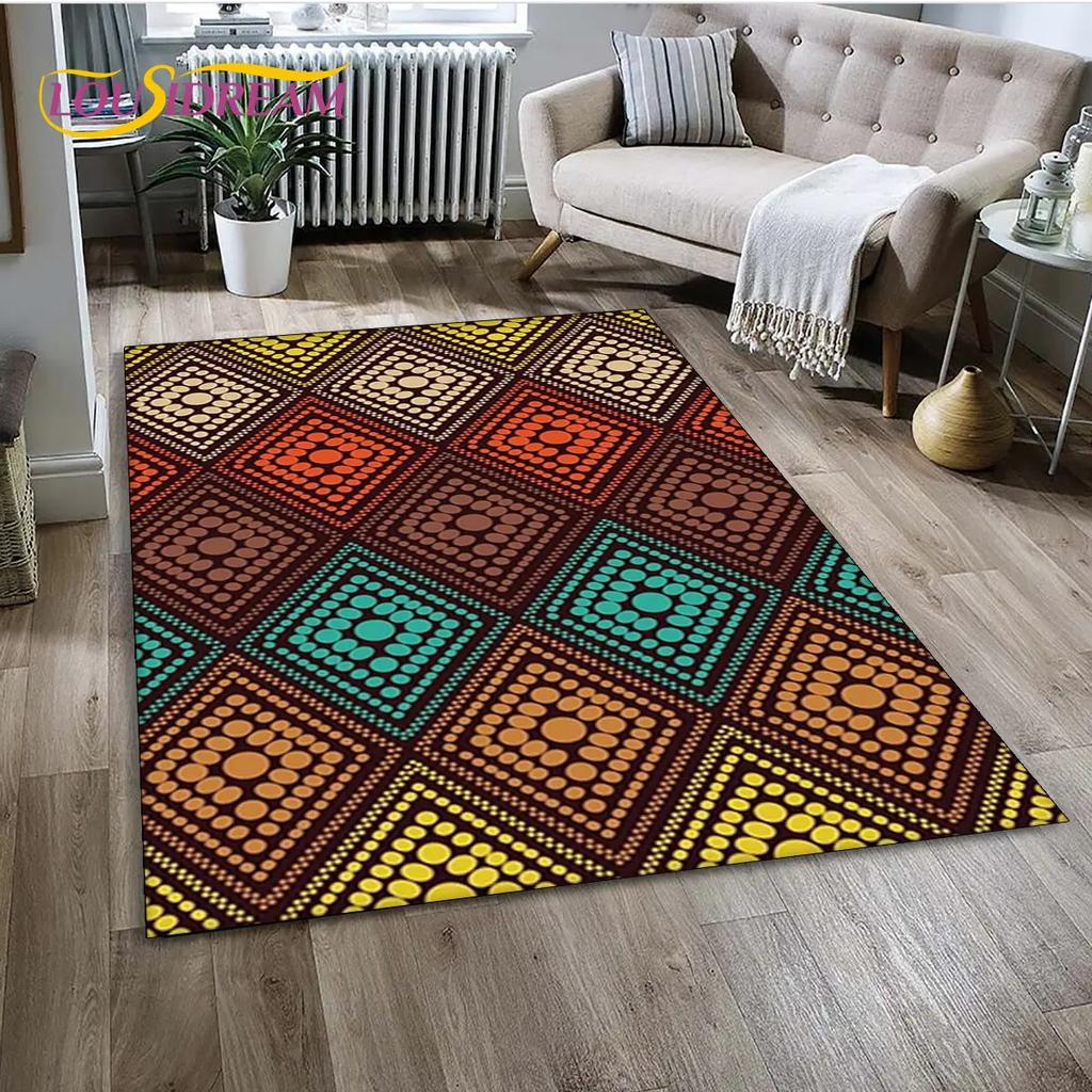 Tapete de área da série Bohemia Nordic Persia, tapete de carpete para sala de estar, quarto, sofá, capacho, decoração de cozinha, tapete antiderrapante para crianças