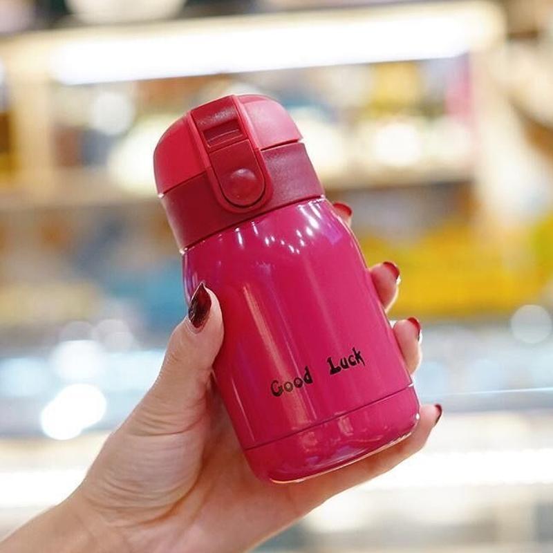 Mini Thermos Cup 200ml Pocket Cup Stainless Steel Thermal Coffee Mug Vacuum Flask Insulated Hot Water Bottle Kids Gift