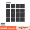 1~16pcs Self-Adhesive Anti-Slip Rubber Pads, Round/Square Chair Leg Protectors, Table Foot Cushions, Anti-Collision Furniture