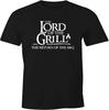 Mens T-Shirt The Lord of The Grill BBQ Fun Shirt Lord of The Grille Nerd Fantasy