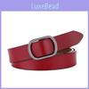Inspired Leather Retro Belt For Ladies With Metal Clasp And Pure Design Leather