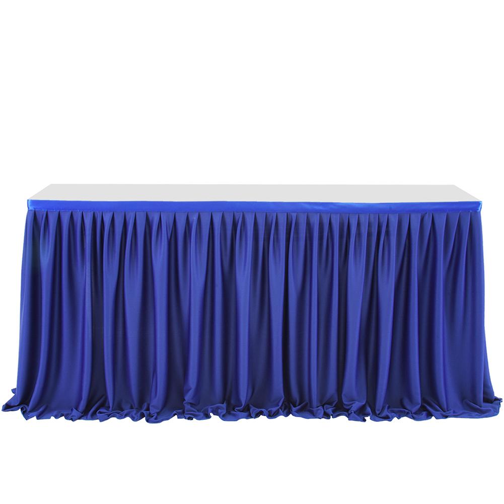 Tulle Table Skirt Pleated Ruffle Tablecloth For Wedding Decoration Birthday Party Baby Shower Tutu Veil Dining Table Decoration