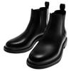 Zara Comfortable Minimalist Round-Toe Short Chelsea Boots Men Boots Black 12000420800