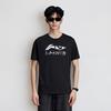 Li Ning Logo Loose Fit Quick Dry Short Sleeve T-Shirt Men Tops Black AHSU975-1