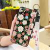 Dirt-resistant Fashion Design Phone Case For OPPO Realme C21Y/C25Y Waterproof Phone Holder Wrist Strap Kickstand Lanyard