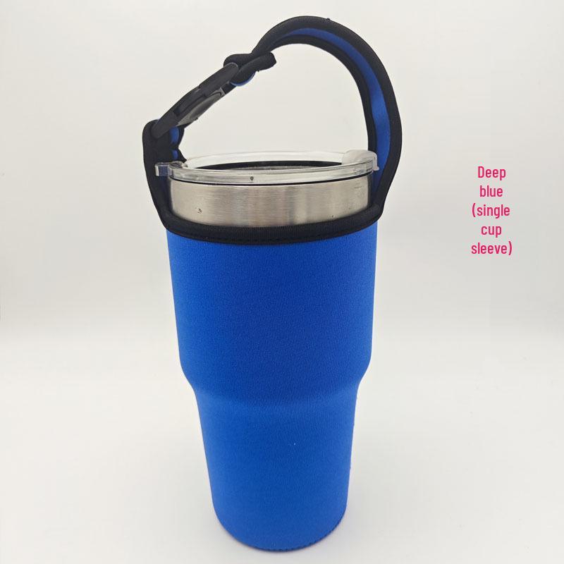 30oz Portable Insulated Ice Bucket Sleeve - Anti-Fall, Heat & Scratch-Proof, Diving Material Cup Bag.
