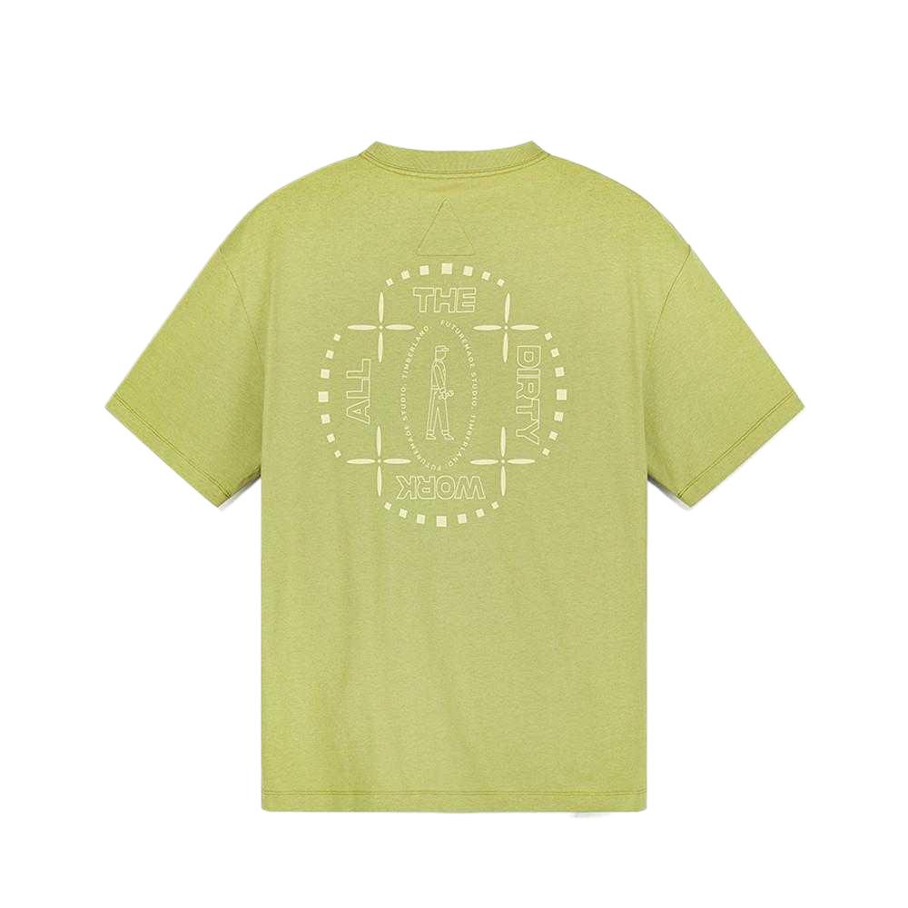Timberland Round Neck Solid Color Loose Short Sleeve T-Shirt Unisex Tops TB0A2QA73161