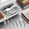 20 Pcs Stainless Steel Needle Threader Needle Inserter Embroidery Needle Threading Device for Embroidery Craft