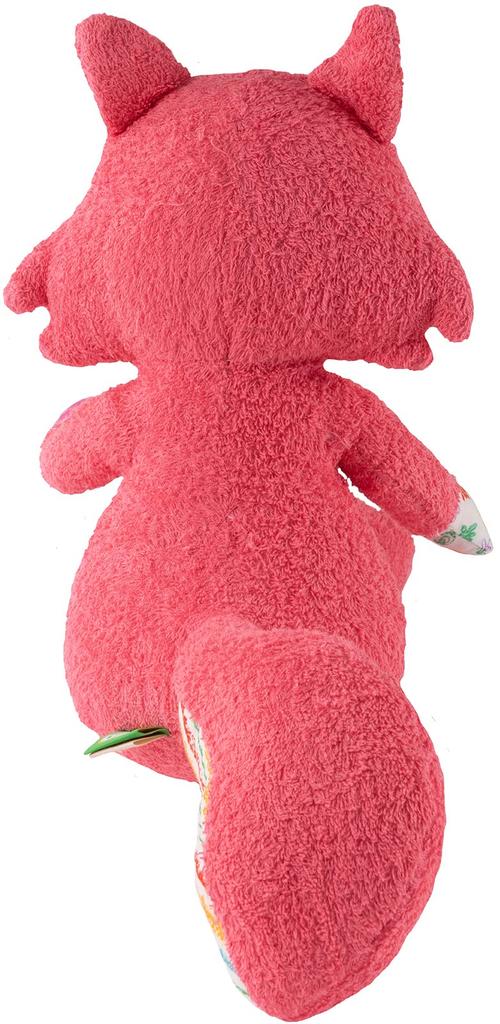 GiGi Plush Red Knitted Stuffed Perfect for and as a Friend or Sleeping Perfect as a Product Hi-Cube Fox, Large, Animal, Babies, Kids, companion.