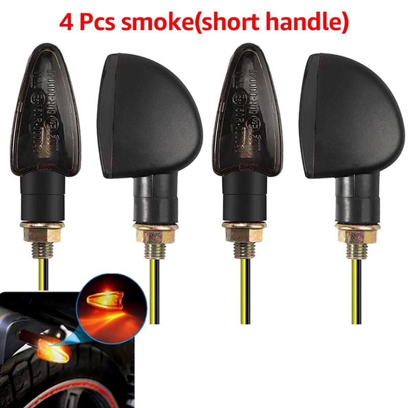 Universal Motorcycle Halogen Turn Signal Light Motorcycle Blinker Lights 12V 10mm Turn Signal Lamp For Honda For YAMAHA