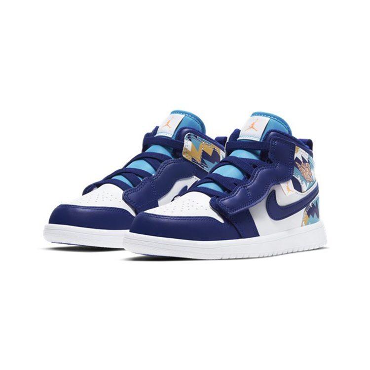 Jordan 1 Mid ALT PS White Blue AT4612-105