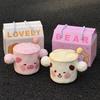Milk Fufu Puppy Ceramic Mug with Lid, Birthday Gift for Girls, Practical Gift for Girlfriends, Cup Souvenir Gift Box