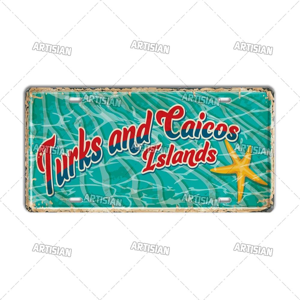 Artisian Britain Scotland Northern Ireland Landmark License Plate England UK Metal Tin Plaque United Kingdom City Car Metal Sign