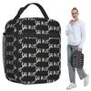 Junior H Merch Sad Boyz Insulated Lunch Bag for Women Office Cooler Thermal Food Box Tote Portable Lunch Boxes Container