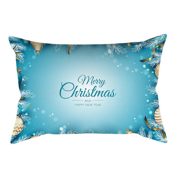 New Christmas Waist Pillowcase, Christmas Home Sofa Headboard Cover