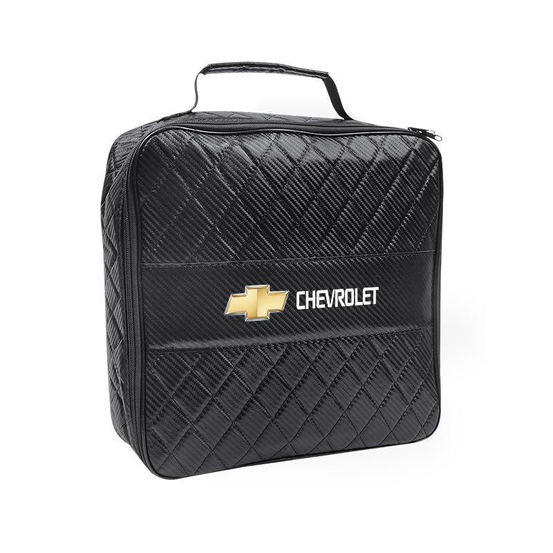 Car Charging Gun Leather Bag Storage Box Auto Accessories For Chevrolet Corvette Montana TrailBlazer Silverado Traverse Camaro
