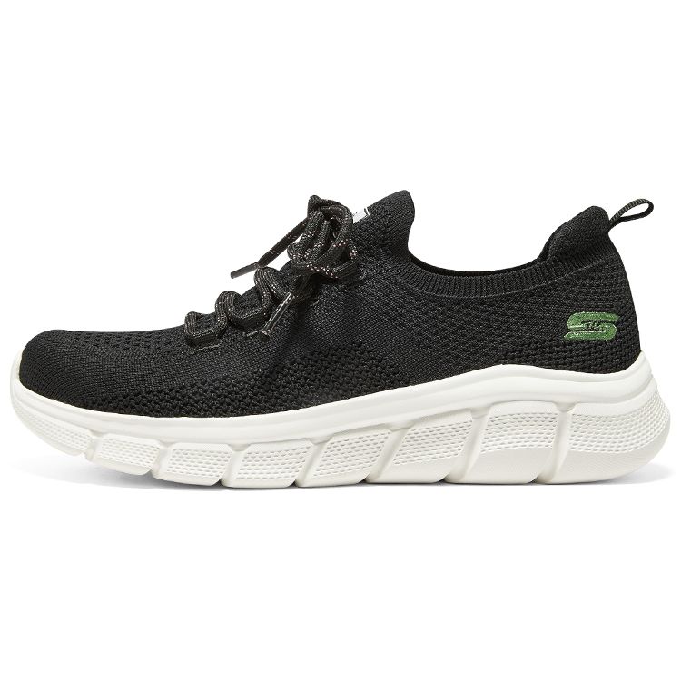 Skechers Повседневные Универсальные Низкие Кроссовки Lifestyle Женские Черный 117301-BLK 35