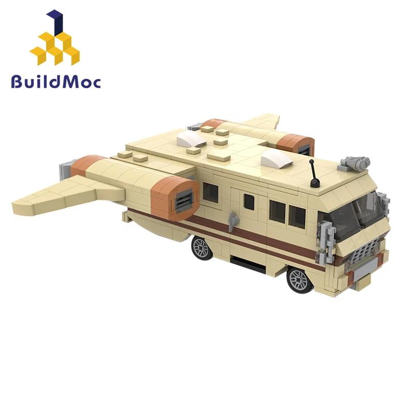 Buildmoc Expert Ideas Spaceballs Eagle Building Blocks Set Touring Car Vehicle Bricks Toys for Children Xmas Gifts