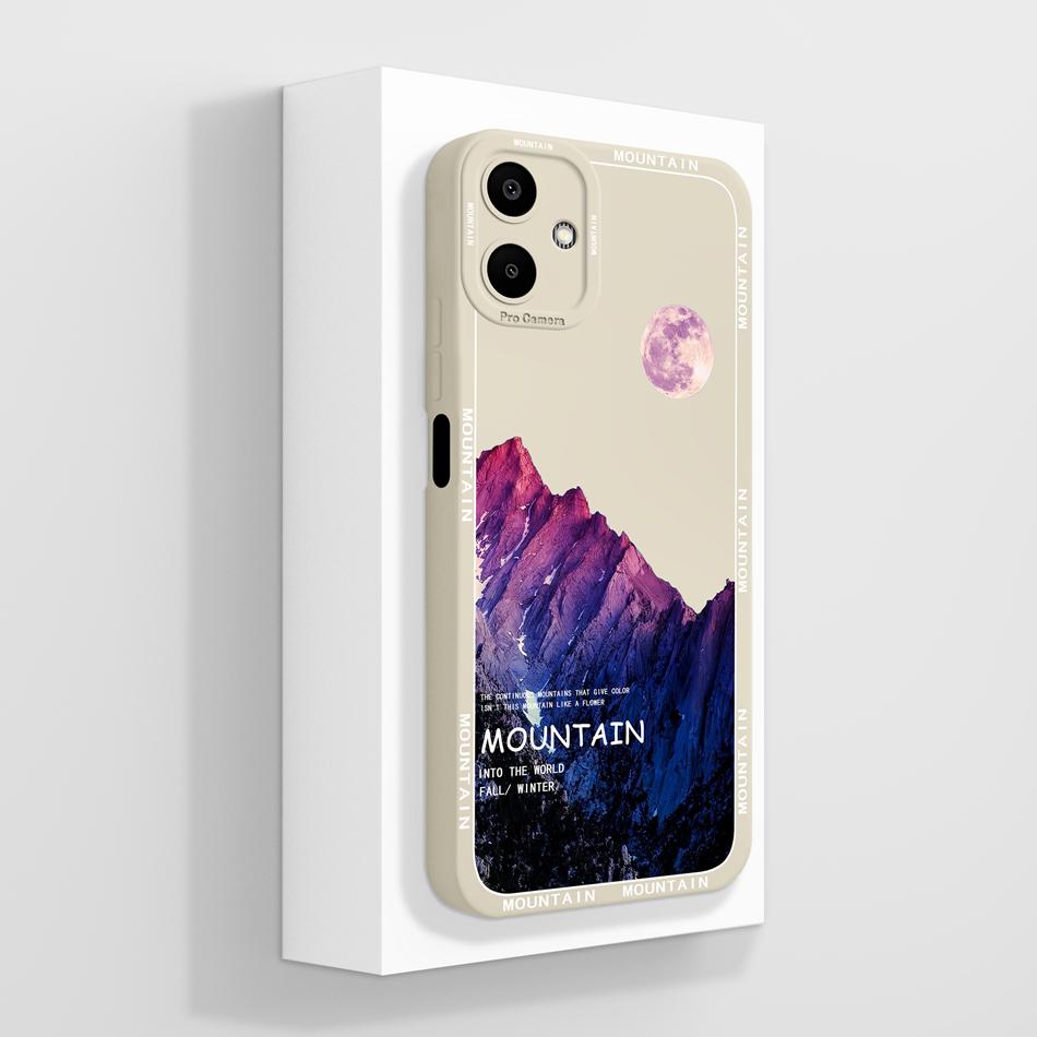 Cute Panda Case For Samsung Galaxy A06 4G 5G Soft Liquid Silicone Phone Bag For Samsung A 06 Back Cover Camera Protection Bumper