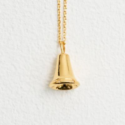 Eveningbell [silver925] Bright Bell Necklace (2color)