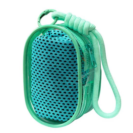 Portable Cooling Towel, Gym Workout Cooling Towel with Clear Storage Bag, Instant Cooling Towel for Neck And Face Sports Workout Recovery