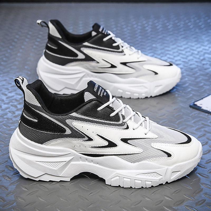 Men's Sports Shoes Warm Casual Shoes PU Waterproof Sports Running Shoes