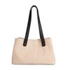 Large capacity cloth bag women's fashion simple shoulder portable backpack to work commuter armpit bag