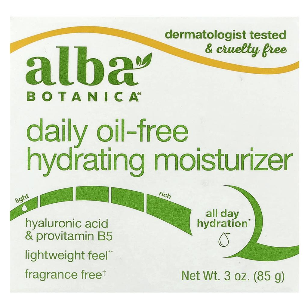 Hawaiian Oil Free Moisturizer, Revitalizing Aloe & Green Tea, 85G(3Oz)