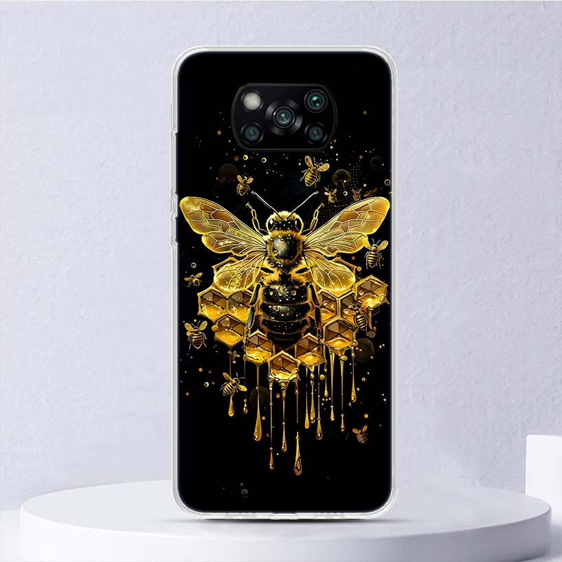 Bee Keeping Honey Animal Soft Case For Xiaomi Poco X7 X6 X5 X4 X3 Nfc F7 Ultra F6 F5 Pro Phone Cover F4 Gt F3 M5S M4 M3 M5 M6 Co