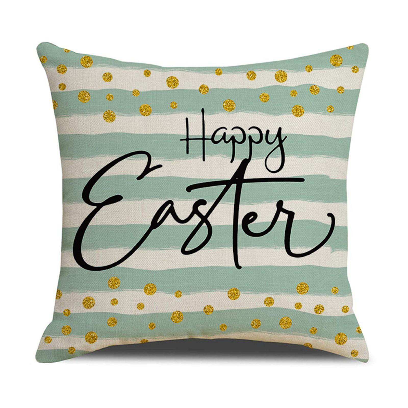 

Easter Day Home Cushion Survived Family Case Throw Cover