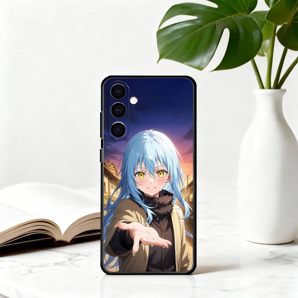 

Slime Anime R-Rimuru SRT T-Tempest Phone Case For Samsung Galaxy A73,A72,A71,A70,A53,A52,A51,Others Soft Black Cover Samsung a70