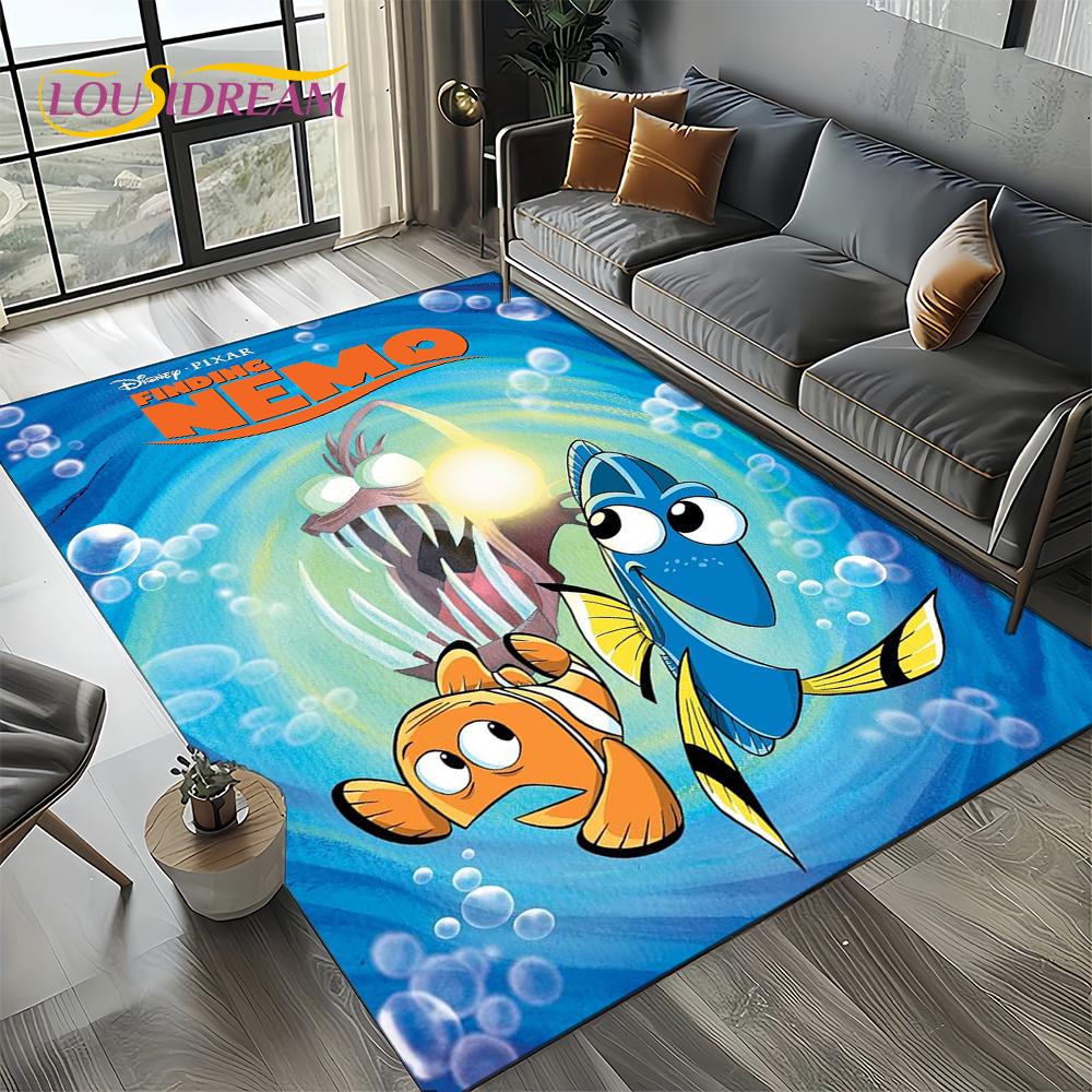 27 Style Cute Finding Nemo Cartoon Sea World Carpet Rug for Bedroom Living Room Home Sofa Decoration,kids Large Decor Floor Mat